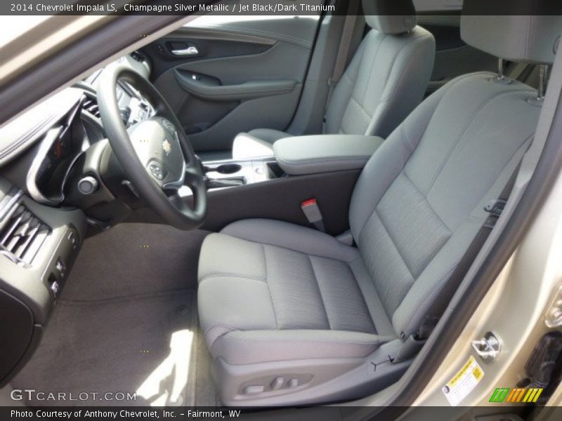 Champagne Silver Metallic / Jet Black/Dark Titanium 2014 Chevrolet Impala LS