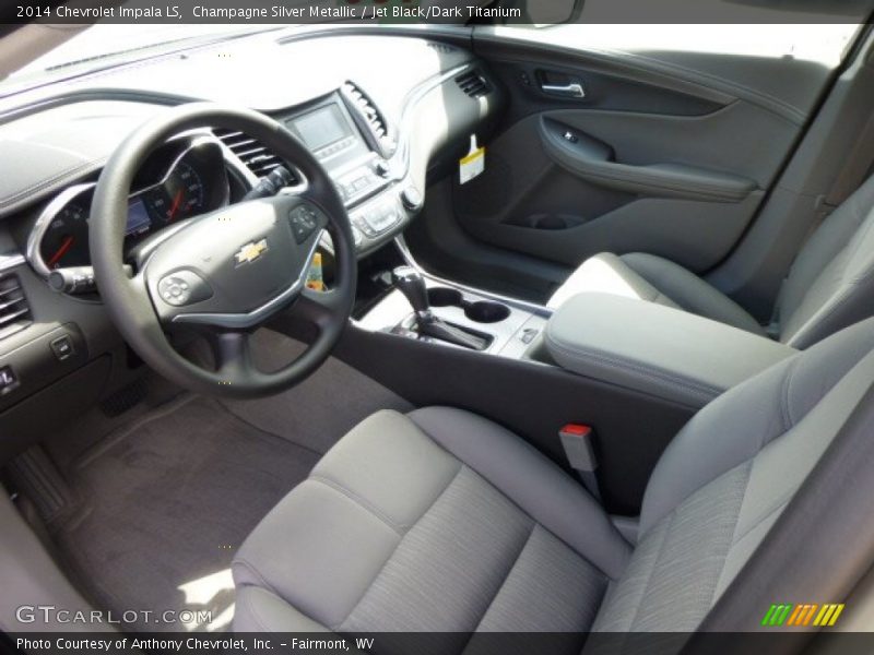 Champagne Silver Metallic / Jet Black/Dark Titanium 2014 Chevrolet Impala LS