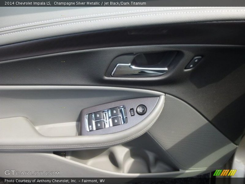 Champagne Silver Metallic / Jet Black/Dark Titanium 2014 Chevrolet Impala LS