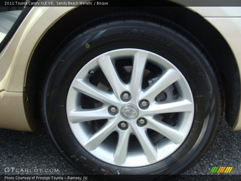 Sandy Beach Metallic / Bisque 2011 Toyota Camry XLE V6