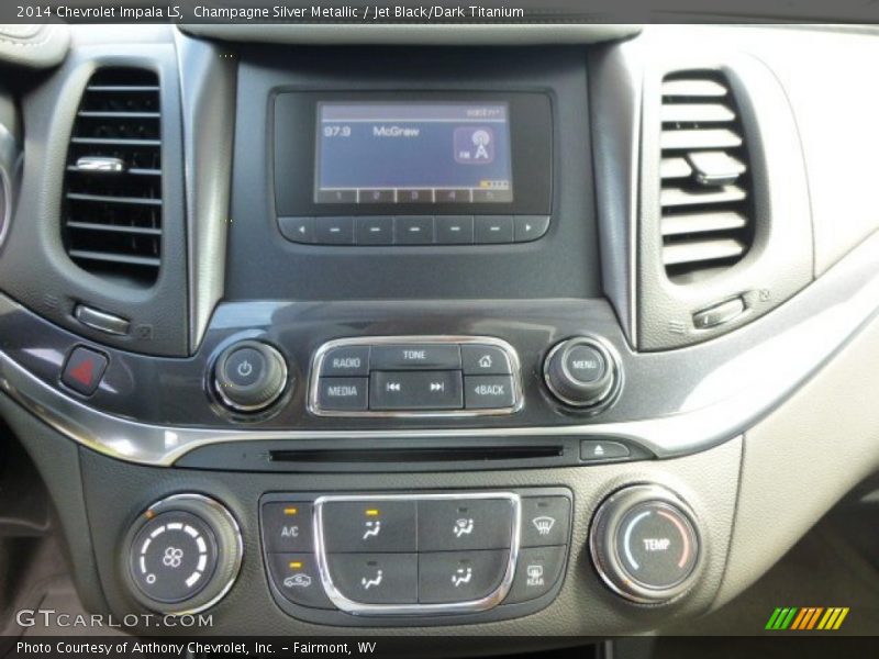 Champagne Silver Metallic / Jet Black/Dark Titanium 2014 Chevrolet Impala LS