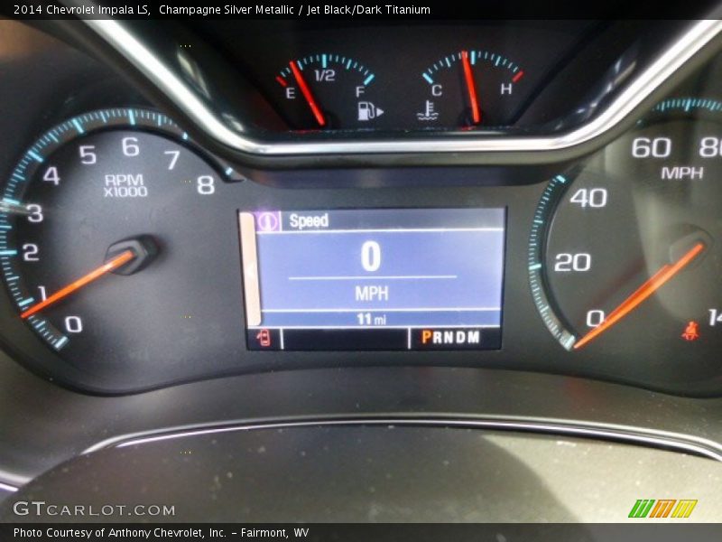 Champagne Silver Metallic / Jet Black/Dark Titanium 2014 Chevrolet Impala LS