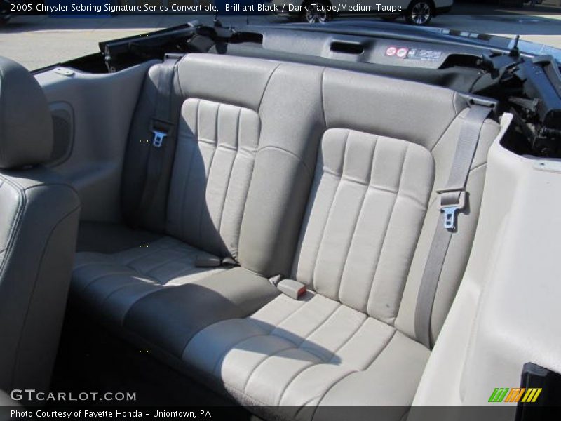 Brilliant Black / Dark Taupe/Medium Taupe 2005 Chrysler Sebring Signature Series Convertible