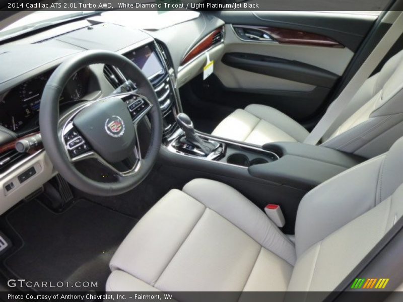 Light Platinum/Jet Black Interior - 2014 ATS 2.0L Turbo AWD 
