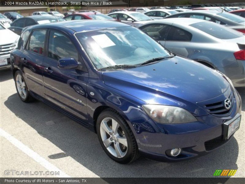 Front 3/4 View of 2004 MAZDA3 s Hatchback