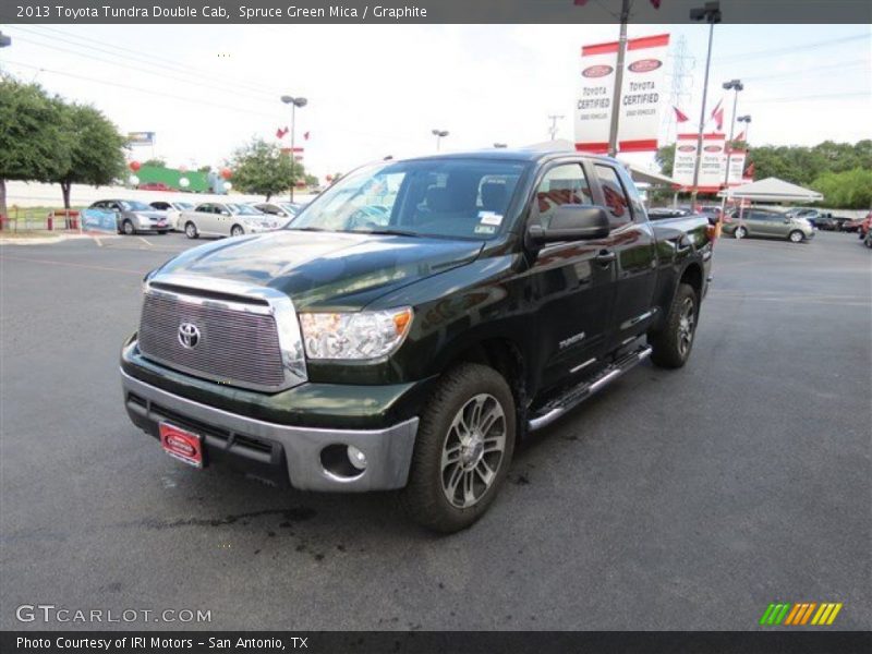 Spruce Green Mica / Graphite 2013 Toyota Tundra Double Cab