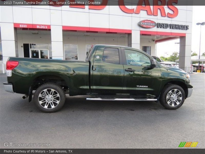 Spruce Green Mica / Graphite 2013 Toyota Tundra Double Cab
