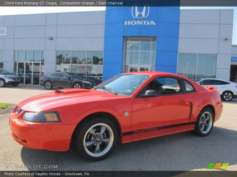 Competition Orange / Dark Charcoal 2004 Ford Mustang GT Coupe