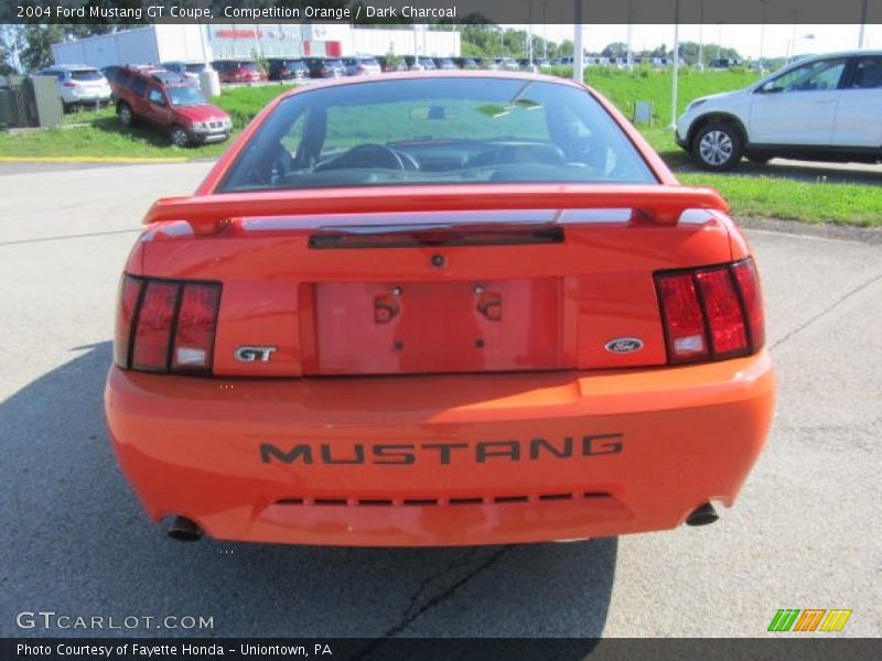 Competition Orange / Dark Charcoal 2004 Ford Mustang GT Coupe