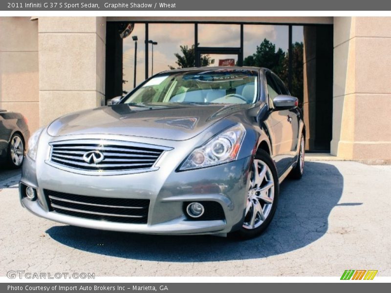 Graphite Shadow / Wheat 2011 Infiniti G 37 S Sport Sedan
