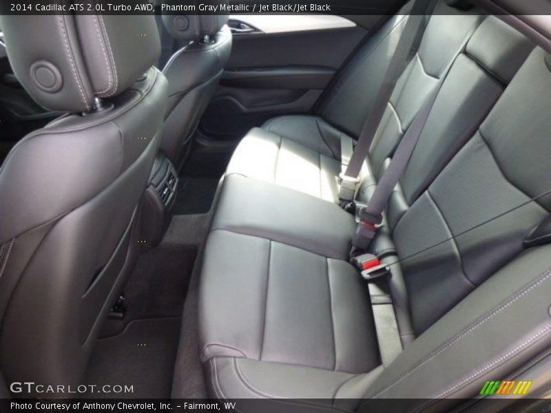 Phantom Gray Metallic / Jet Black/Jet Black 2014 Cadillac ATS 2.0L Turbo AWD