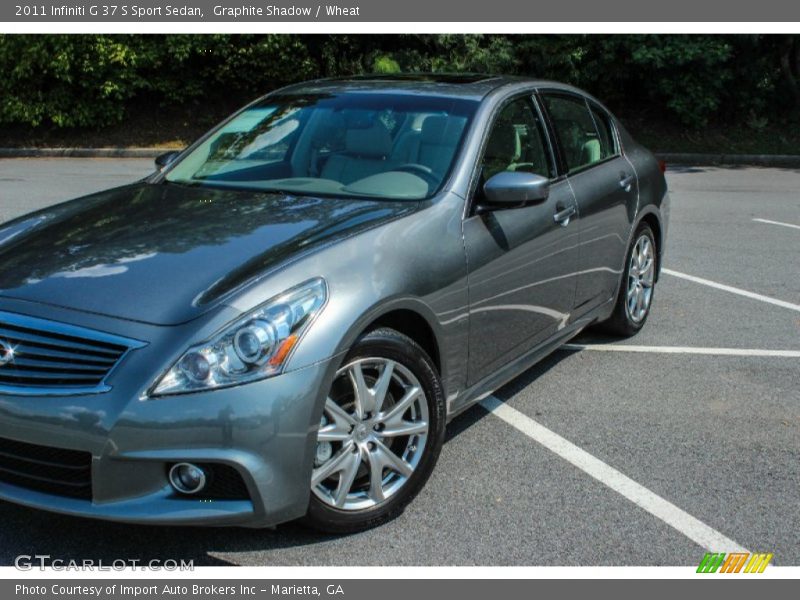 Graphite Shadow / Wheat 2011 Infiniti G 37 S Sport Sedan