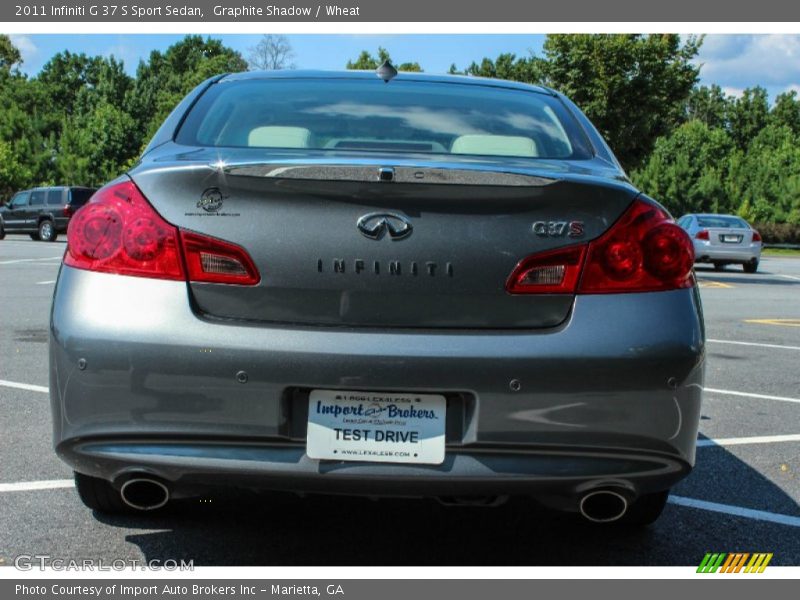 Graphite Shadow / Wheat 2011 Infiniti G 37 S Sport Sedan