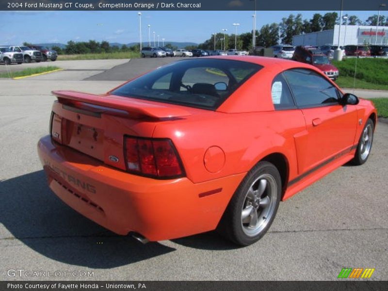 Competition Orange / Dark Charcoal 2004 Ford Mustang GT Coupe