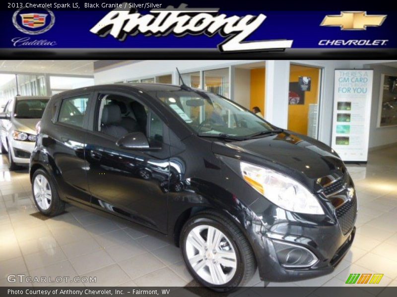 Black Granite / Silver/Silver 2013 Chevrolet Spark LS