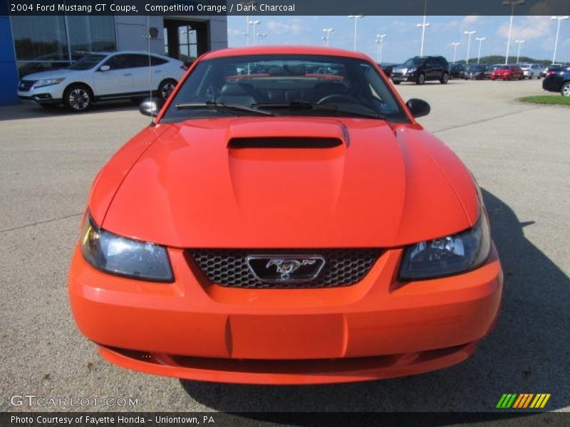 Competition Orange / Dark Charcoal 2004 Ford Mustang GT Coupe