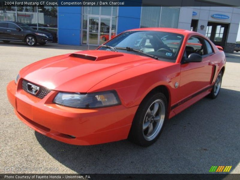Competition Orange / Dark Charcoal 2004 Ford Mustang GT Coupe