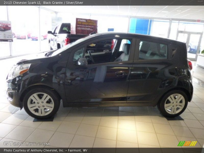 Black Granite / Silver/Silver 2013 Chevrolet Spark LS