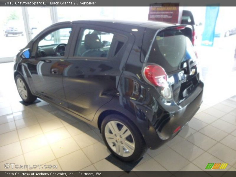 Black Granite / Silver/Silver 2013 Chevrolet Spark LS