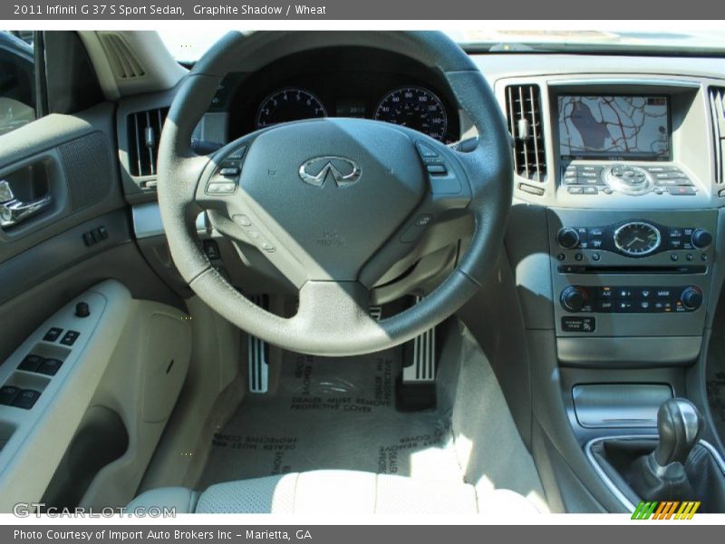 Graphite Shadow / Wheat 2011 Infiniti G 37 S Sport Sedan