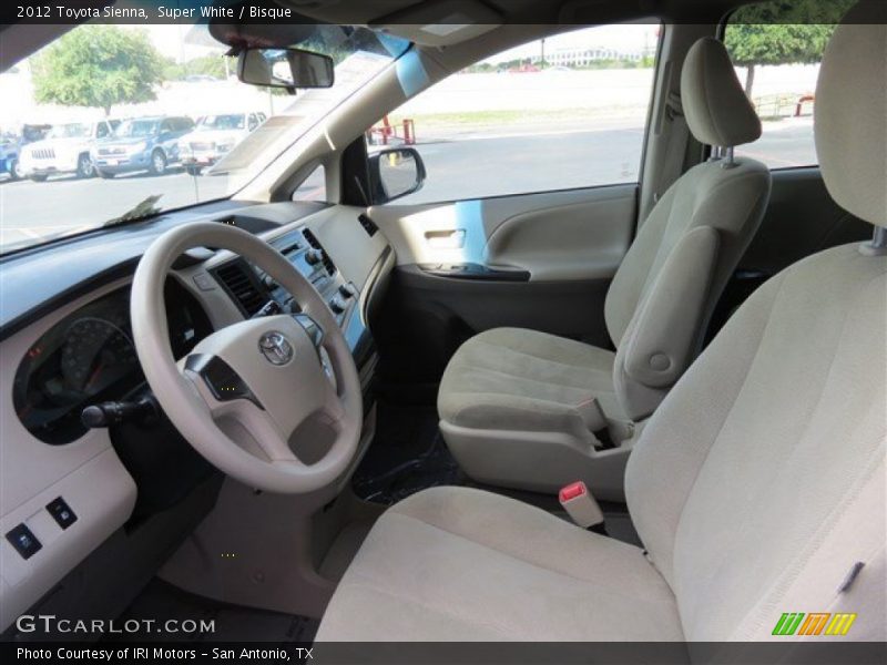 Super White / Bisque 2012 Toyota Sienna