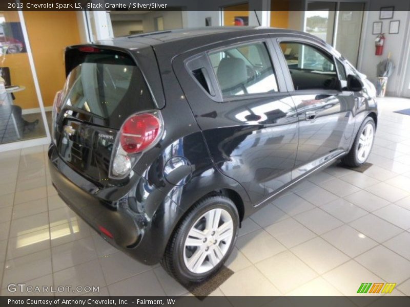 Black Granite / Silver/Silver 2013 Chevrolet Spark LS