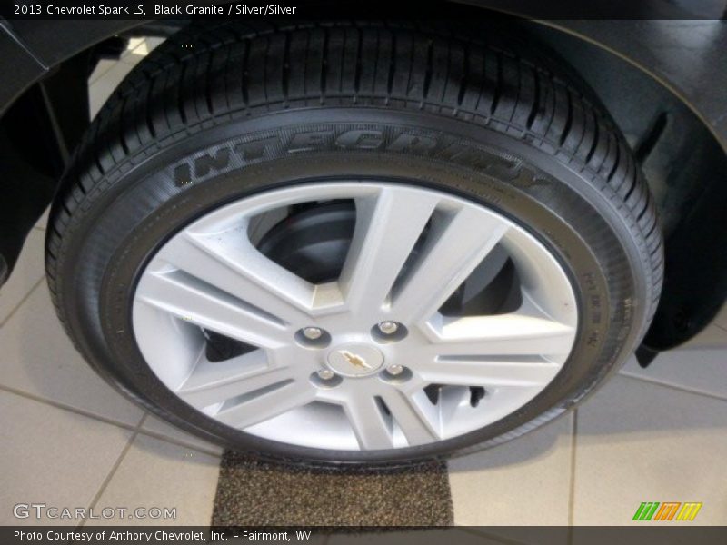 Black Granite / Silver/Silver 2013 Chevrolet Spark LS