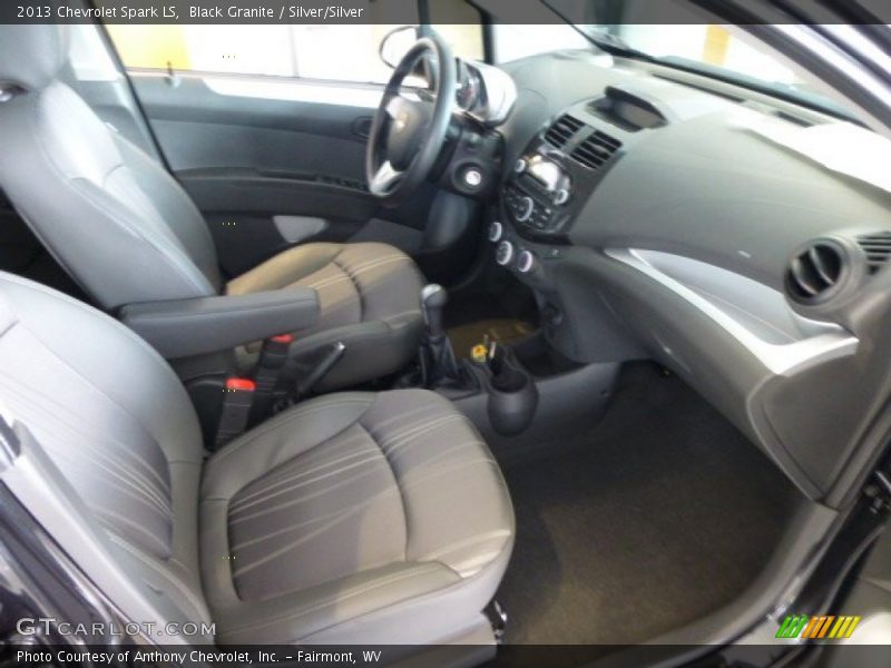 Black Granite / Silver/Silver 2013 Chevrolet Spark LS