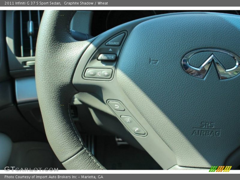 Graphite Shadow / Wheat 2011 Infiniti G 37 S Sport Sedan