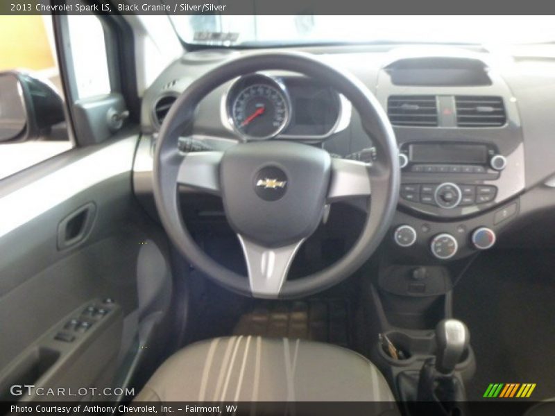 Black Granite / Silver/Silver 2013 Chevrolet Spark LS