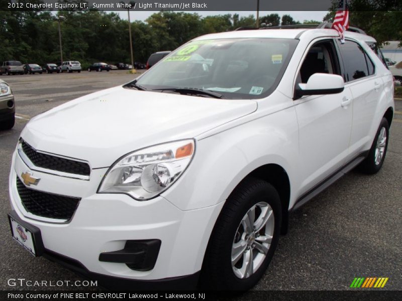 Summit White / Light Titanium/Jet Black 2012 Chevrolet Equinox LT