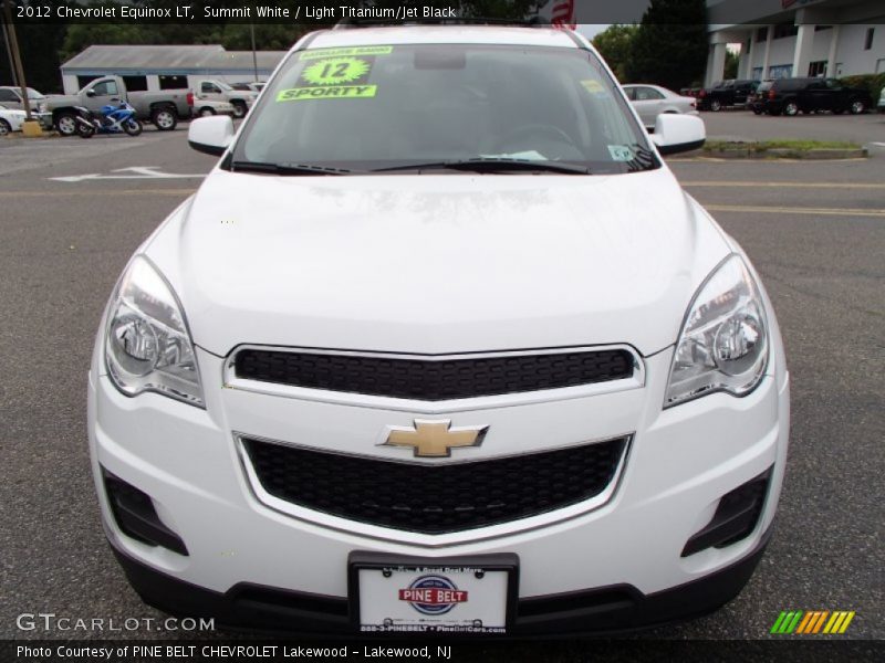 Summit White / Light Titanium/Jet Black 2012 Chevrolet Equinox LT