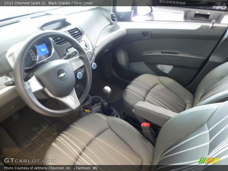 Silver/Silver Interior - 2013 Spark LS 