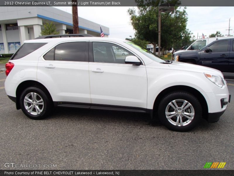 Summit White / Light Titanium/Jet Black 2012 Chevrolet Equinox LT