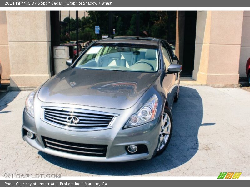 Graphite Shadow / Wheat 2011 Infiniti G 37 S Sport Sedan