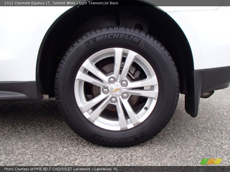 Summit White / Light Titanium/Jet Black 2012 Chevrolet Equinox LT