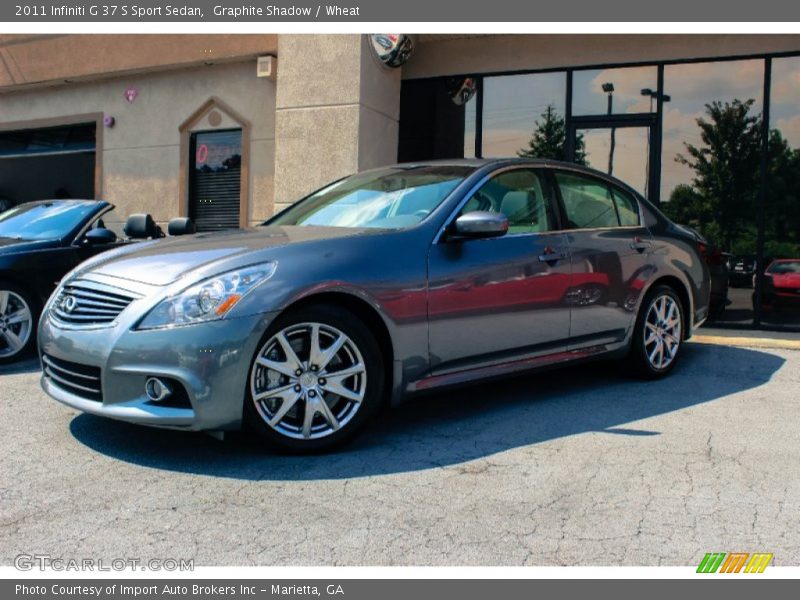 Graphite Shadow / Wheat 2011 Infiniti G 37 S Sport Sedan