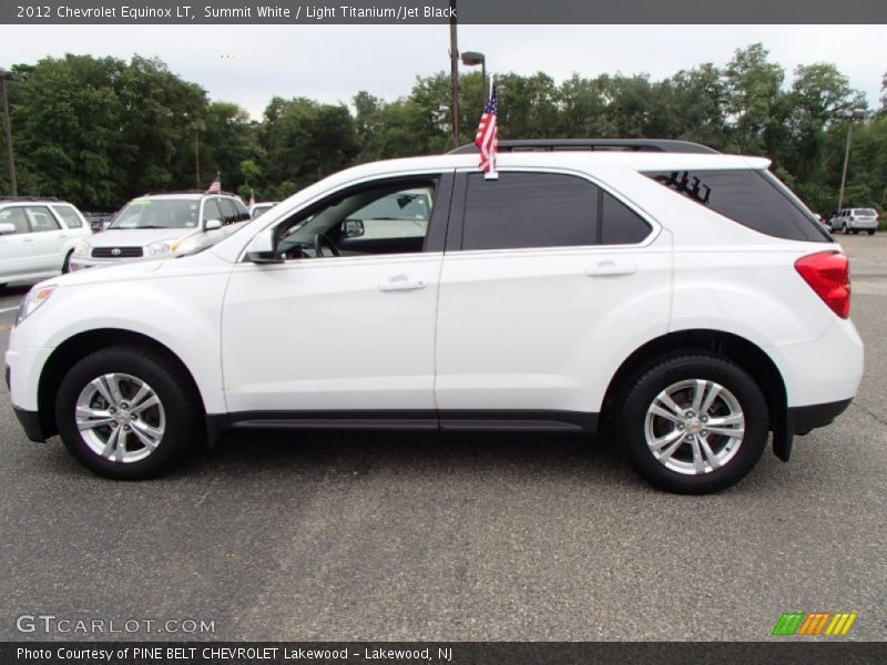 Summit White / Light Titanium/Jet Black 2012 Chevrolet Equinox LT