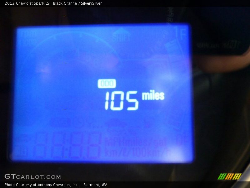 Black Granite / Silver/Silver 2013 Chevrolet Spark LS