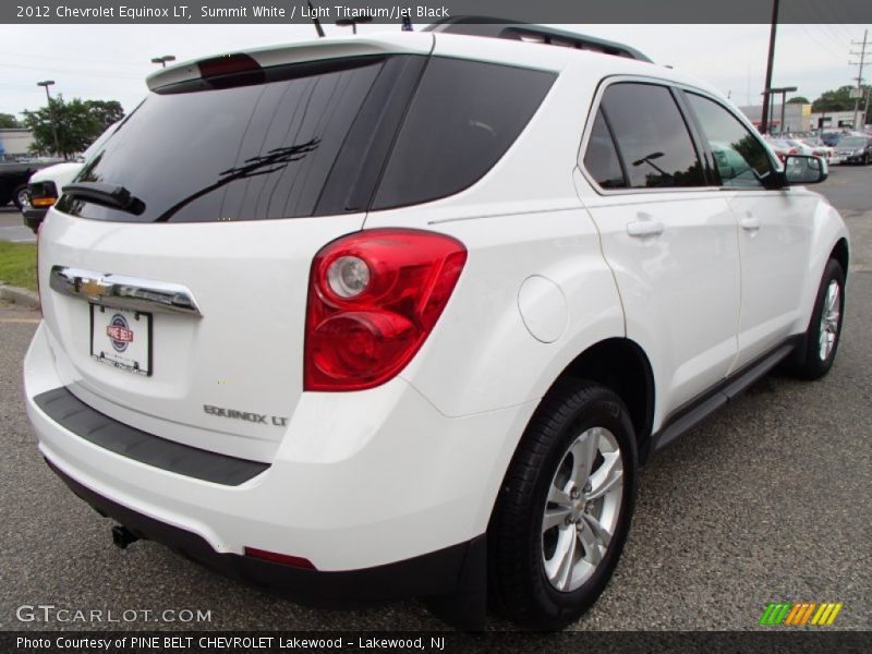 Summit White / Light Titanium/Jet Black 2012 Chevrolet Equinox LT