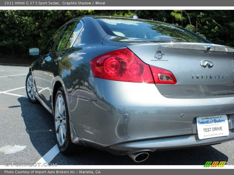 Graphite Shadow / Wheat 2011 Infiniti G 37 S Sport Sedan
