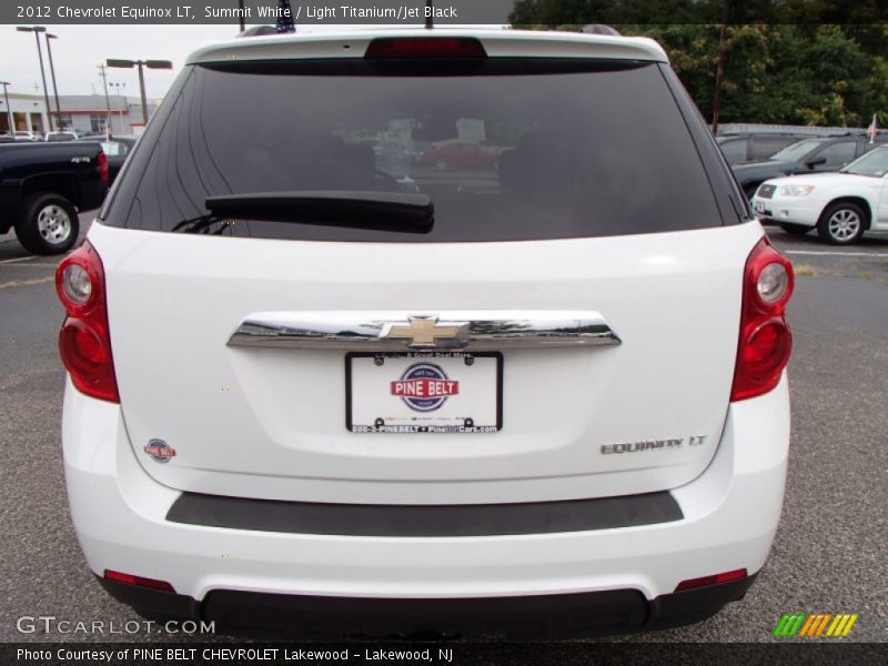 Summit White / Light Titanium/Jet Black 2012 Chevrolet Equinox LT