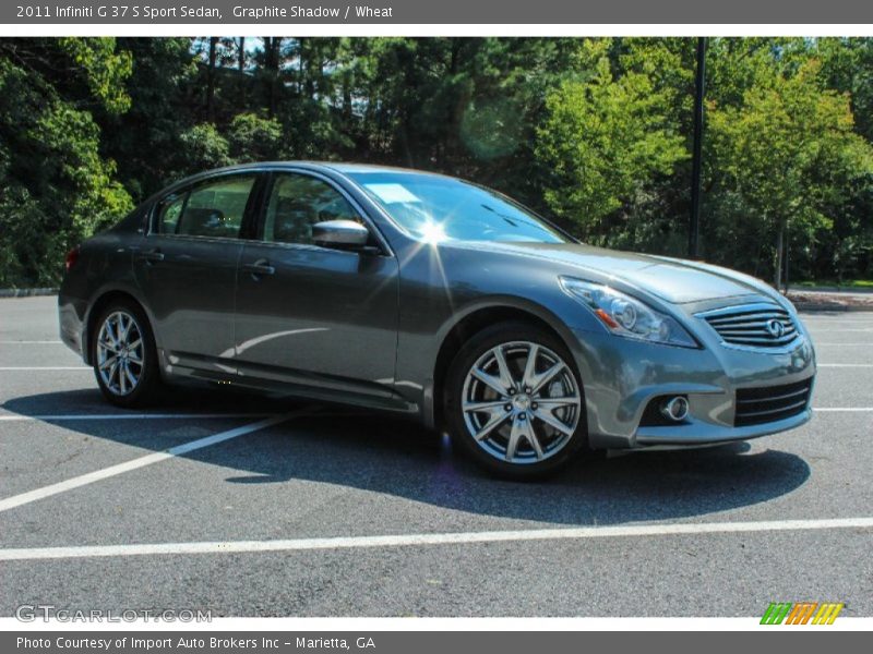 Graphite Shadow / Wheat 2011 Infiniti G 37 S Sport Sedan