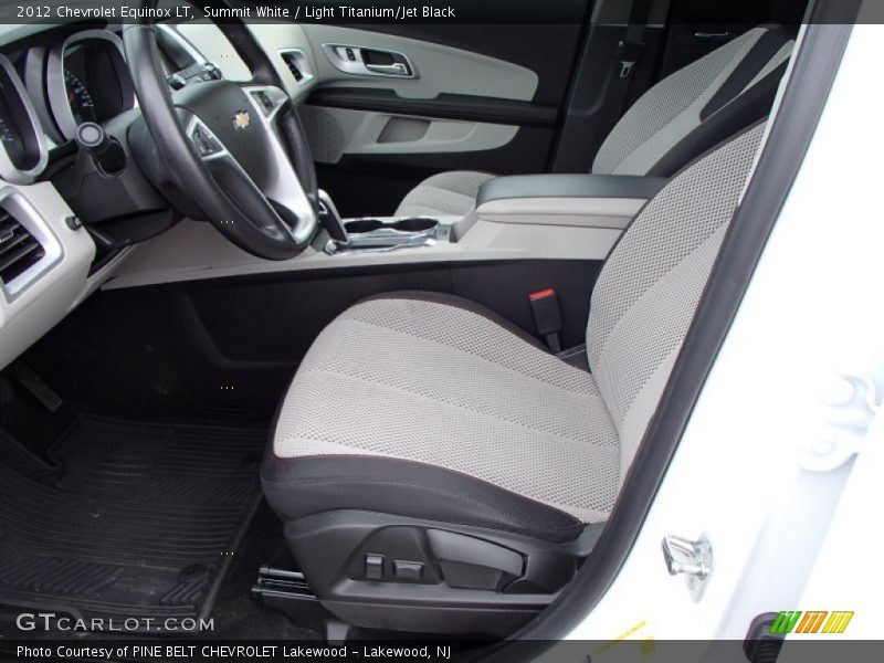 Summit White / Light Titanium/Jet Black 2012 Chevrolet Equinox LT