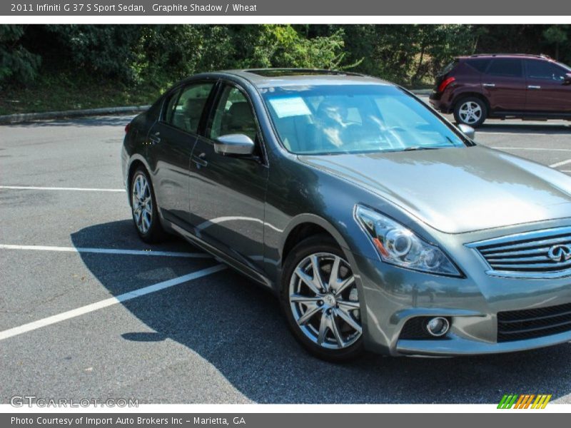 Graphite Shadow / Wheat 2011 Infiniti G 37 S Sport Sedan