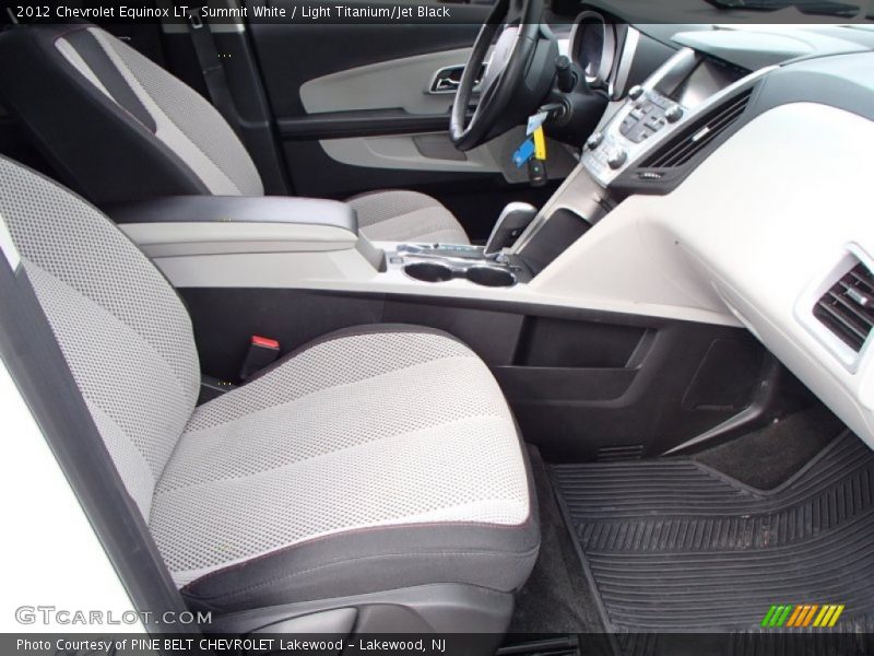 Summit White / Light Titanium/Jet Black 2012 Chevrolet Equinox LT