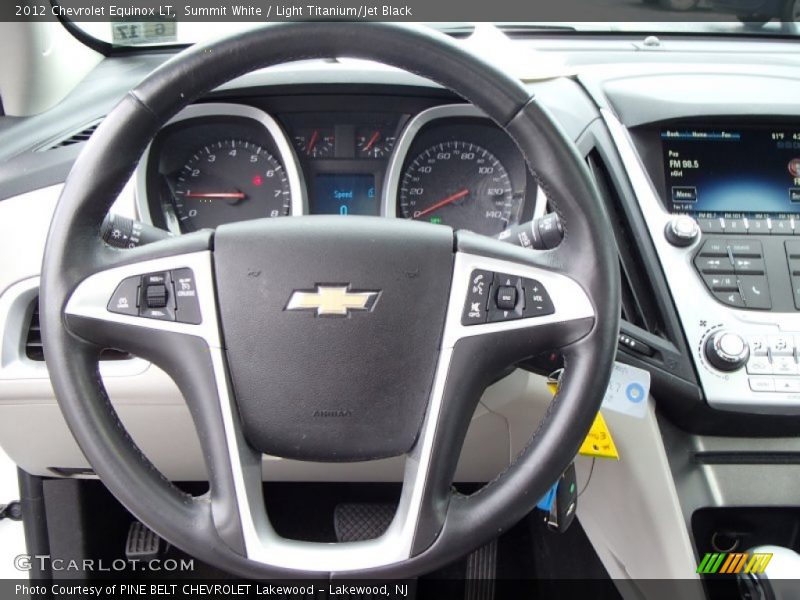 Summit White / Light Titanium/Jet Black 2012 Chevrolet Equinox LT