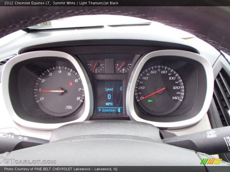 Summit White / Light Titanium/Jet Black 2012 Chevrolet Equinox LT