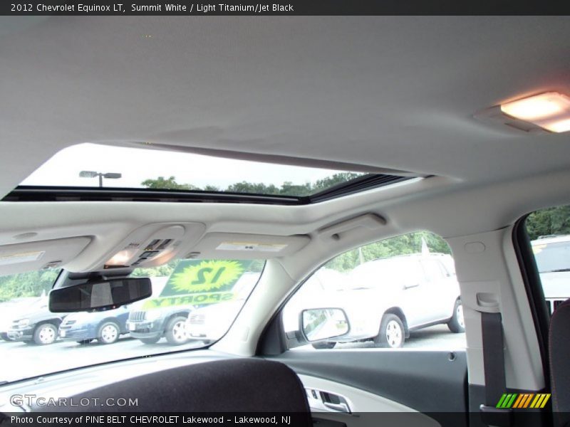 Summit White / Light Titanium/Jet Black 2012 Chevrolet Equinox LT