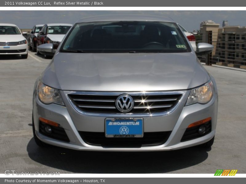 Reflex Silver Metallic / Black 2011 Volkswagen CC Lux